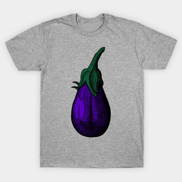 Eggplant T-Shirt by senkova